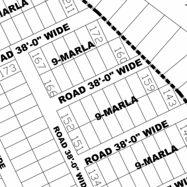 KK-465- Residential Plot For Sale In DHA Phase 4 Lahore-1