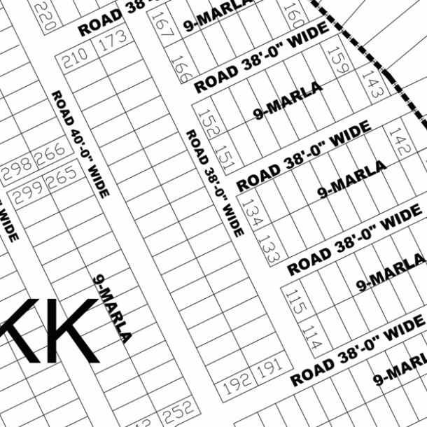 KK-206- Residential Plot For Sale In DHA Phase 4 Lahore-1
