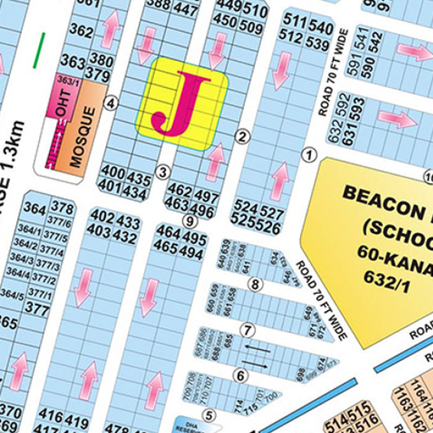 J-434+435 Pairs Plots For sale in DHA Phase 6, Lahore Pakistan-1