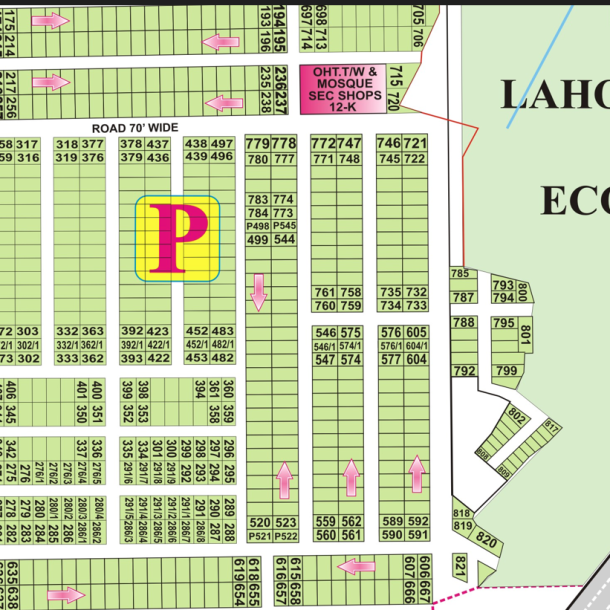 P-525-Residential Plot DHA Phase 7 Lahore-1