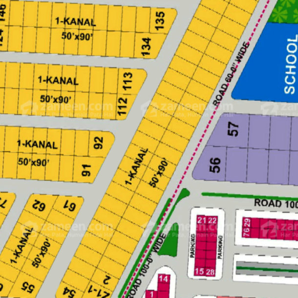 28 Marla Corner Plot For Sale In DHA Phase 8-1