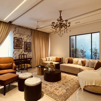 Solar Installed Fully Furnished 1 Kanal Modern Design House for Sale