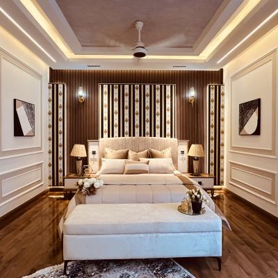 Solar Installed Fully Furnished 1 Kanal Modern Design House for Sale