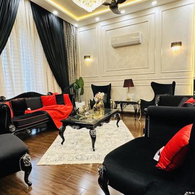 Corner Solar Install Full Furnished 1 Kanal Luxury Bungalow