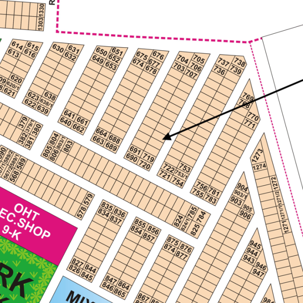 5 Marla Plot For Sale inDHA Phase 9 Town Block B-1