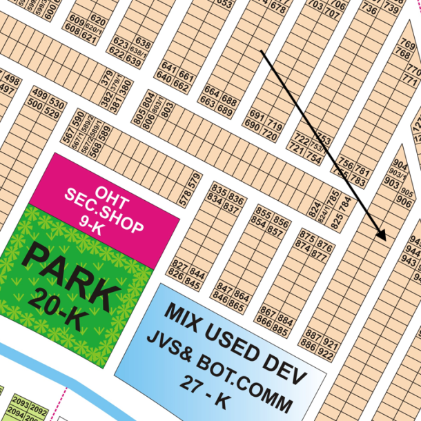 5 Marla Plot For Sale in DHA 9 Town-1