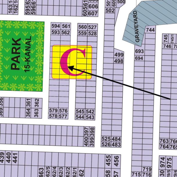 5 Marla Plot For Sale in DHA 9 Town-1