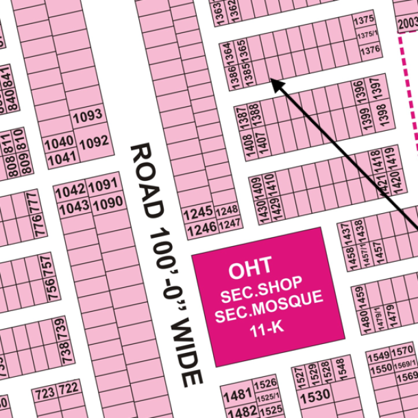DHA Phase 9 Town Lahore, 5 Marla Residential Plot in Prime Location Block D-1