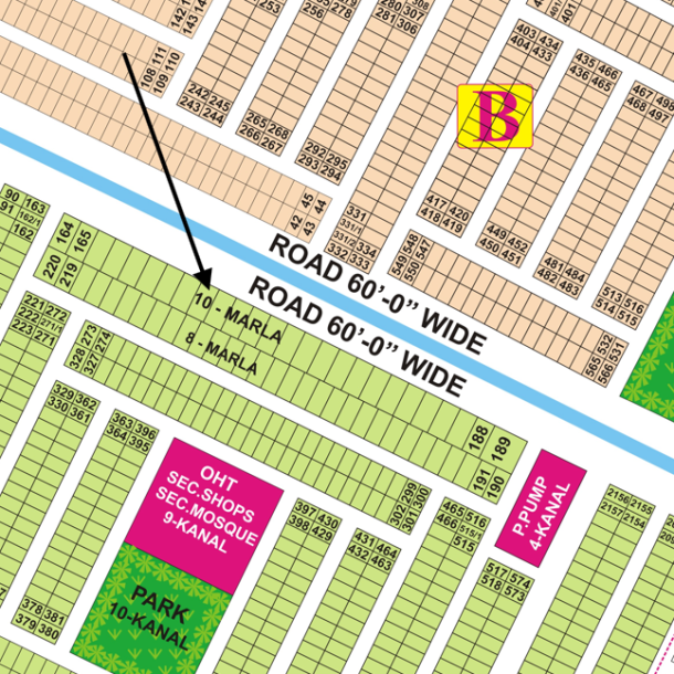 Available Secure 10 Marla Plot in DHA Town Lahore 150 Ft Road-1