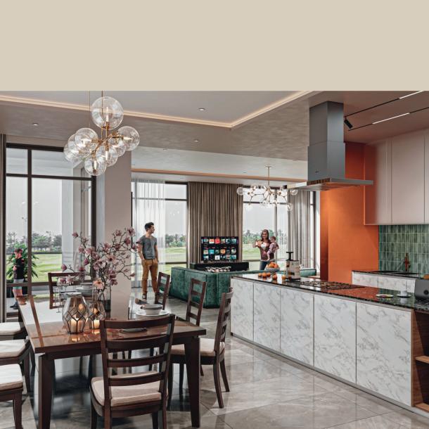3‑Bedroom Apartment 8 Green DHA Raya-19