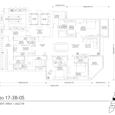 8 Green DHA Raya 3‑Bedroom Apartment for Sale