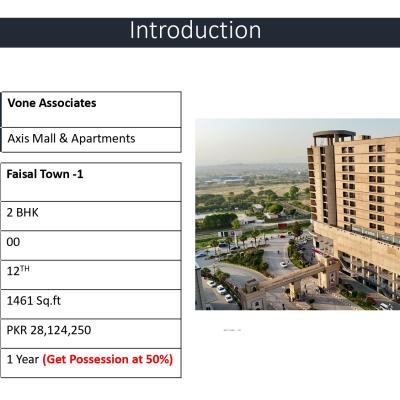 Shop Booking Open Now – Axis Mall Islamabad