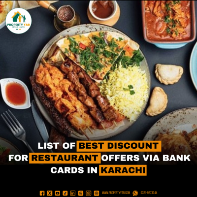 List of Best Discount offers for Restaurant via Bank Cards in Karachi