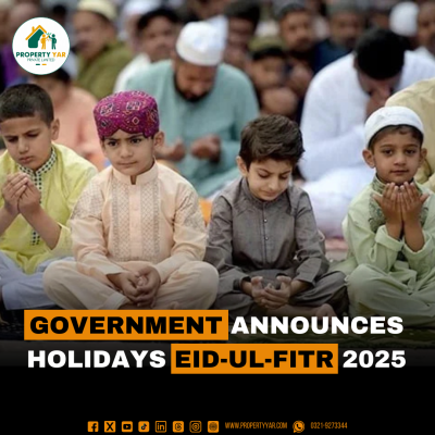 Government Announces Holiday's for EID-UL-FITR 2025