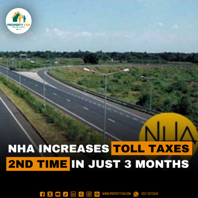 NHA Increases Toll Taxes 2nd time in Just 3 Months