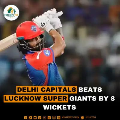 Delhi Capitals Beats Lucknow Super Giants by 8 Wickets