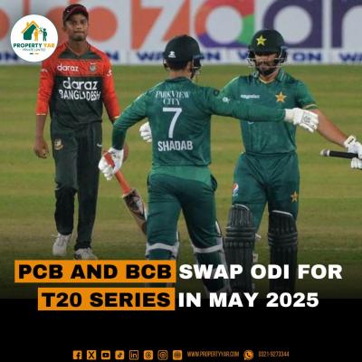 PCB and BCB Swap ODI for T20 Series in May 2025