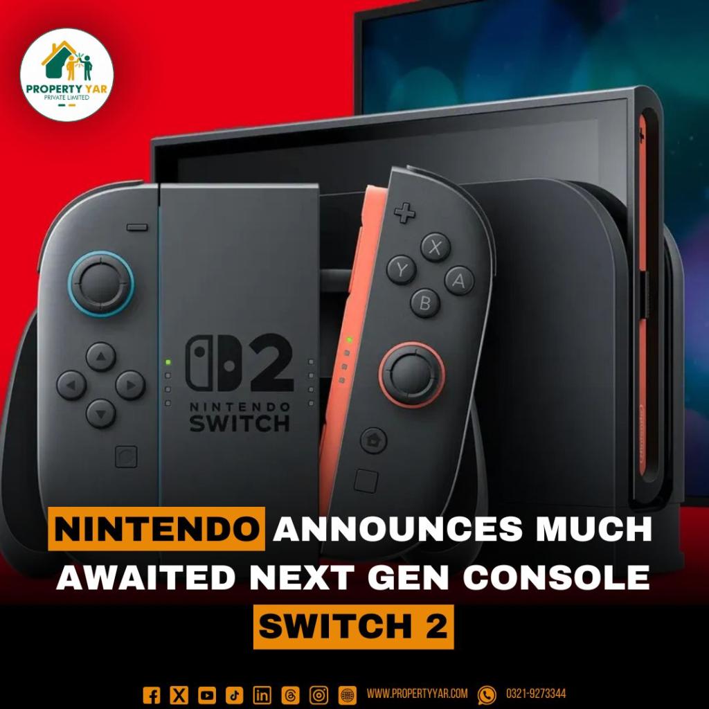 Nintendo Announces Much Awaited Next Gen Console Switch 2