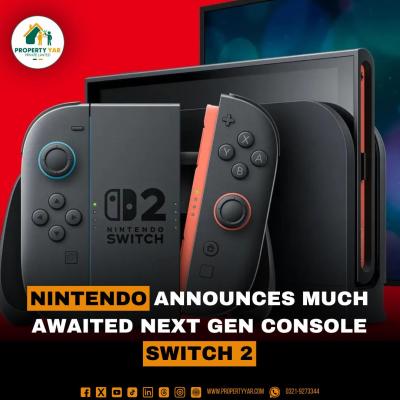 Nintendo Announces Much Awaited Next Gen Console Switch 2
