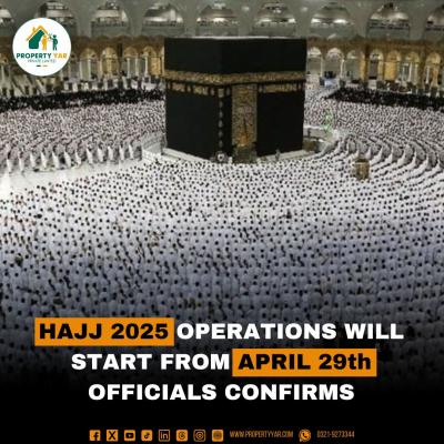 Hajj 2025 Operations will start from April 29th Officials Confirms