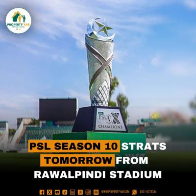 PSL 10 Starts Tomorrow from Rawalpindi Stadium