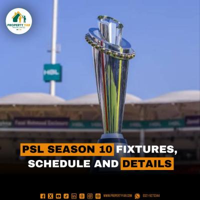 PSL Season 10 Fixtures, Schedule and Details