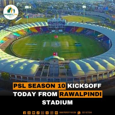 PSL Season 10 Kickoff today from Rawalpindi Stadium