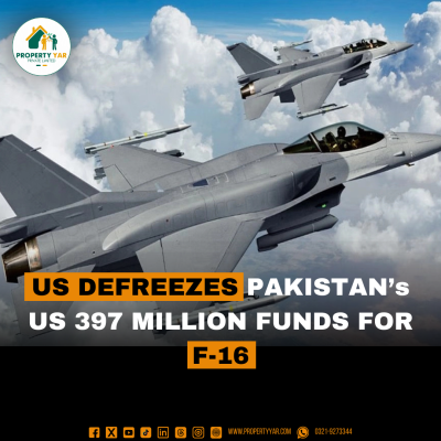 US defreezes Pakistan's US 397 million funds for F-16
