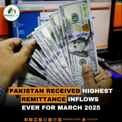 Pakistan received Highest Remittance inflows ever for March 2025
