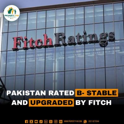 Pakistan Rated B-Stable and Upgraded by Fitch