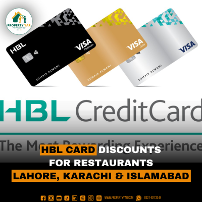 HBL Card Discounts for Restaurants in Karachi, Lahore and Islamabad