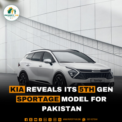 KIA reveals its 5th Gen Sportage model for Pakistan.
