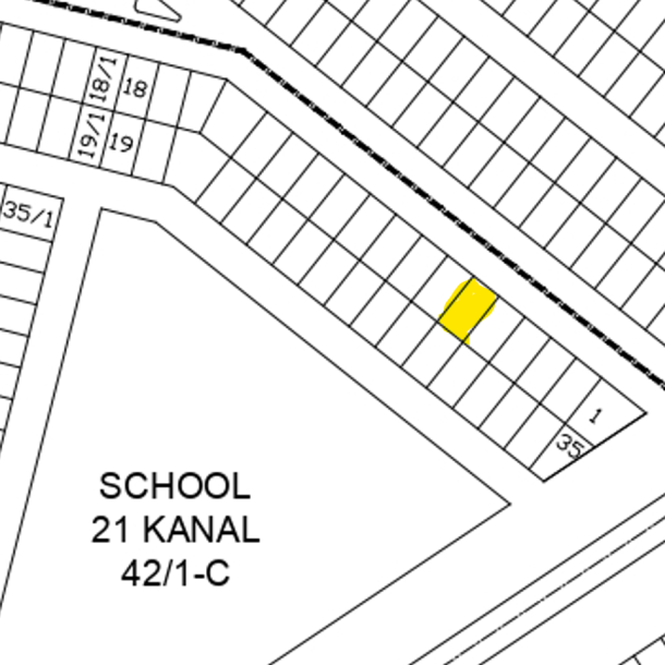 5 Marla Plot For Sale C- 6 Demand 128 Lac 50 Feet Rod Main 120 Direct Approach In DHA Phase 9 Town-1