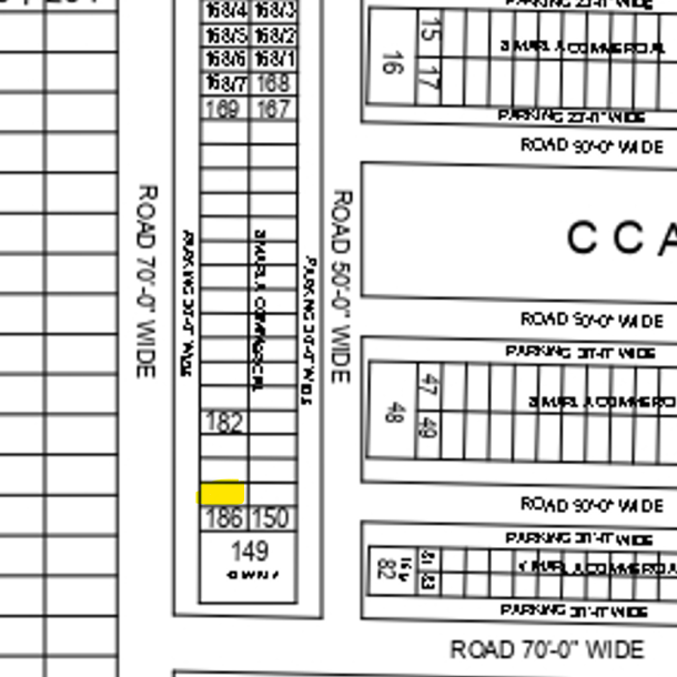 8 Marla Commercial Plot For Sale CCA1 - 185 Demand 1600 Lac 70 Feet Rod In DHA Phase 6-1