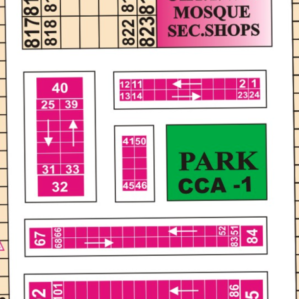 CCA1-41 Commercial Plot For Sale In DHA Phase 7 Lahore Demand 525 Lac, buy and built Plaza today-1
