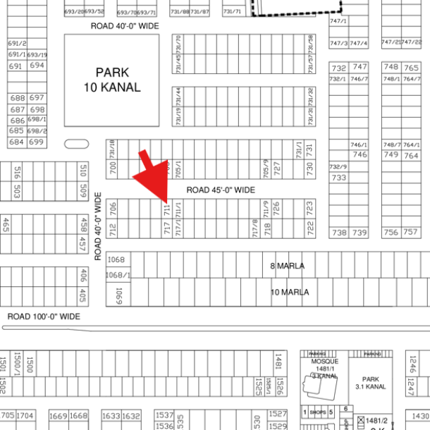 5 Marla Excellent Location Plot Is Available For Sale In DHA Lahore Phase 9 Town-1