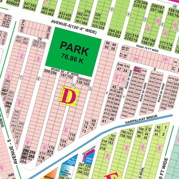 D-41/1- Residential Plot For Sale In DHA Phase 6-1