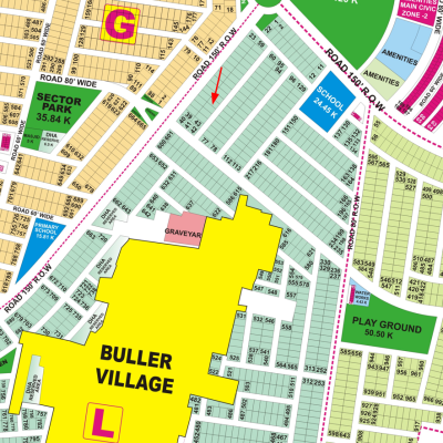 1 Kanal Plot Sale DHA Phase 9 Prism — With Wide Road Access