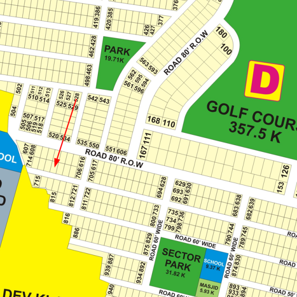 1 Kanal Plot DHA Phase 9 Prism — Transferable File & Ready For Construction-1