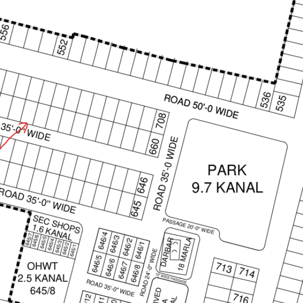 5 Marla Residential Plot available for Sale on 35 feet road and Near to Park-1