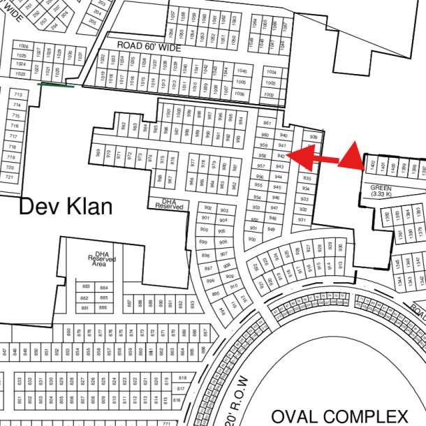 Low Price 1 Kanal Residential Plot Is Available For Sale In DHA Lahore Plot No 942-1