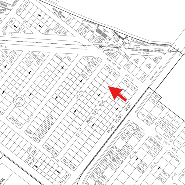 1 Kanal Residential Plot Near To Wateen Chowk Is Available For Sale In DHA Lahore-1
