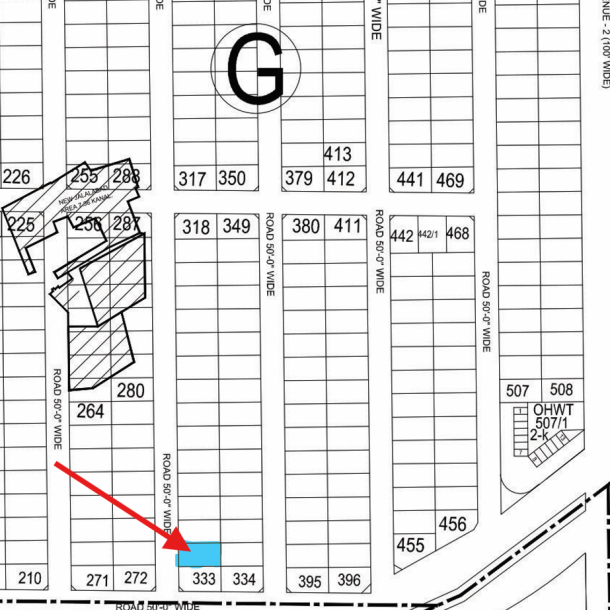 1 Kanal Next too Corner Plot For sale G - 332 Demand 540 Lac In DHA Phase 6-1
