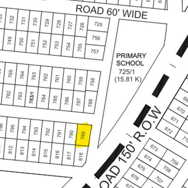 1 Kanal Residential Corner Plot G-789 For Sale Demand 205 lac In DHA Phase 9 Prism-1