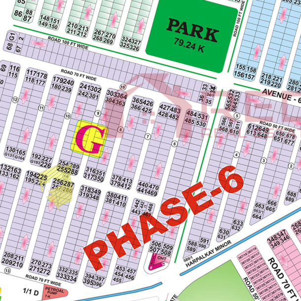 G-686 Plot For sale in DHA Phase 6 Lahore Pakistan-1