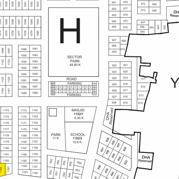 1 Kanal Residential Plot Available in DHA Phase 9 prism for Sale-1