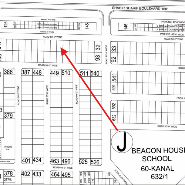 1 Kanal Residential Plot For Sale J- 26 Demand 530 Lac In DHA Phase 6-1