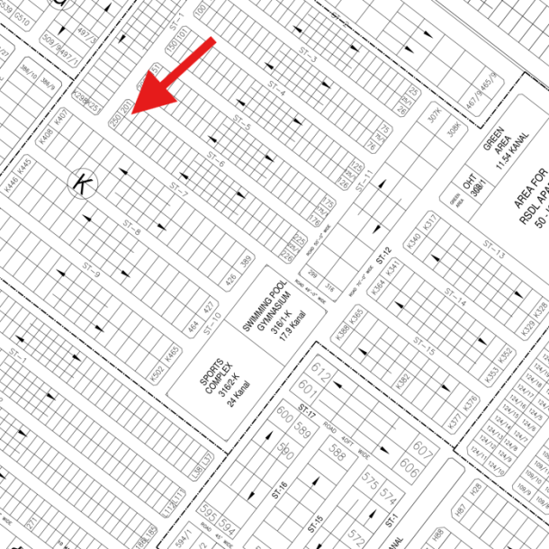 Next To Corner 10 Marla Plot For Sale In DHA Lahore-1