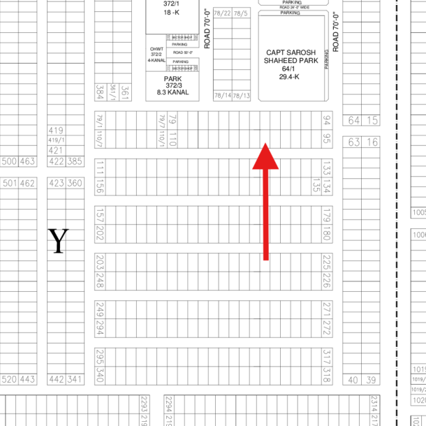 1 Kanal Pair Plots Available For Sale In DHA Lahore Phase 7 Block Y-1