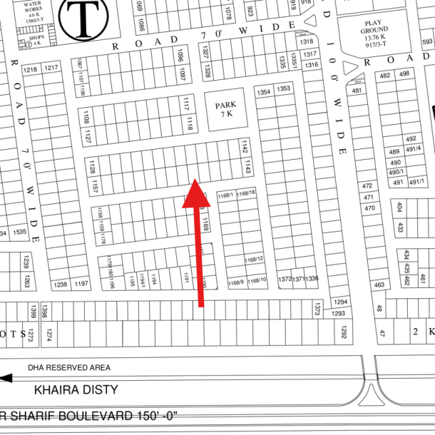 Near To Park 1 Kanal Plot Available For Sale in DHA Lahore Phase 8-1